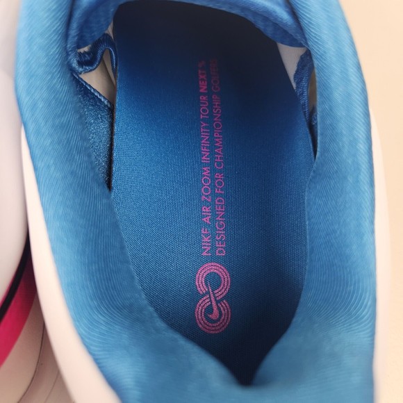 Nike Air Zoom Infinity Tour Next% BOA Blue/Pink Golf Shoes Men\'s 10W DJ5590-100